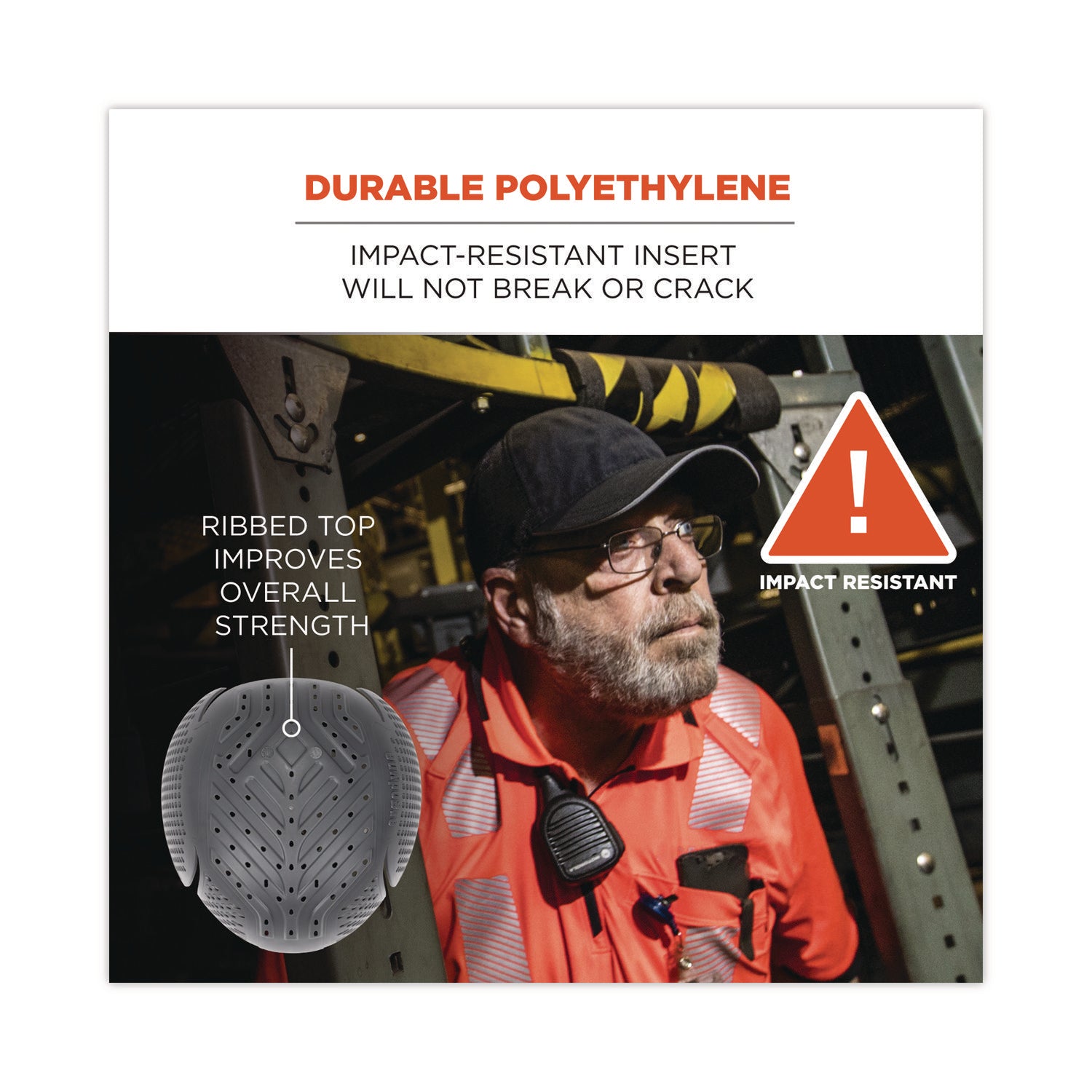 Skullerz 8945F(x) Universal Bump Cap Insert - Extra Venting, Charcoal, Ships in 1-3 Business Days