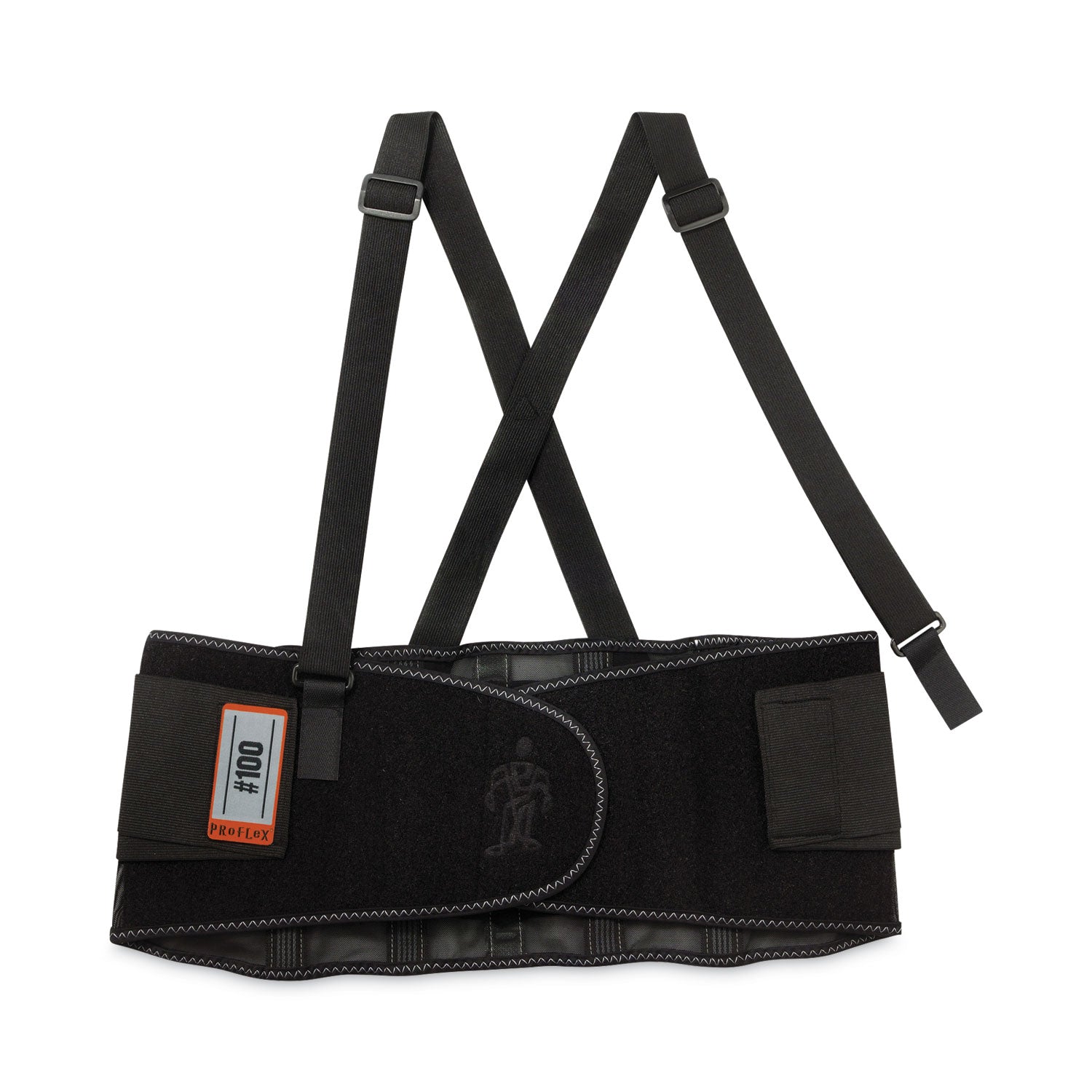 proflex-100-economy-spandex-back-support-brace-small-25-to-30-waist-black-ships-in-1-3-business-days_ego11382 - 1