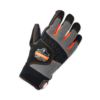 ProFlex 9002 Certified Full-Finger Anti-Vibration Gloves, Black, Medium, Pair, Ships in 1-3 Business Days