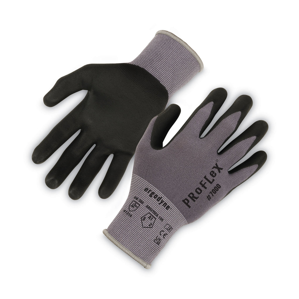ProFlex 7000 Nitrile-Coated Gloves Microfoam Palm, Gray, X-Large, Pair, Ships in 1-3 Business Days