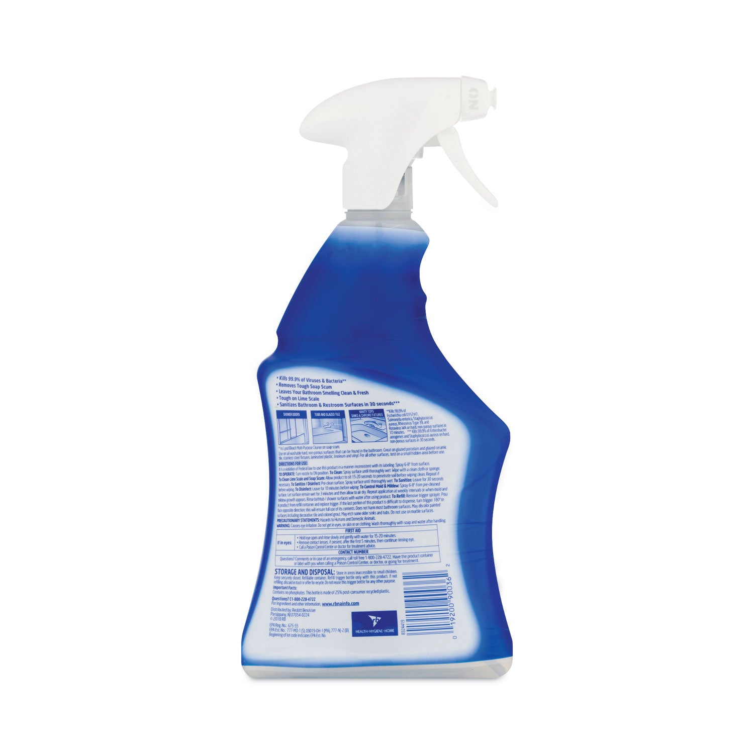 disinfectant-power-bathroom-foamer-liquid-unscented-22-oz-trigger-spray-bottle-6-carton_rac90036ct - 2