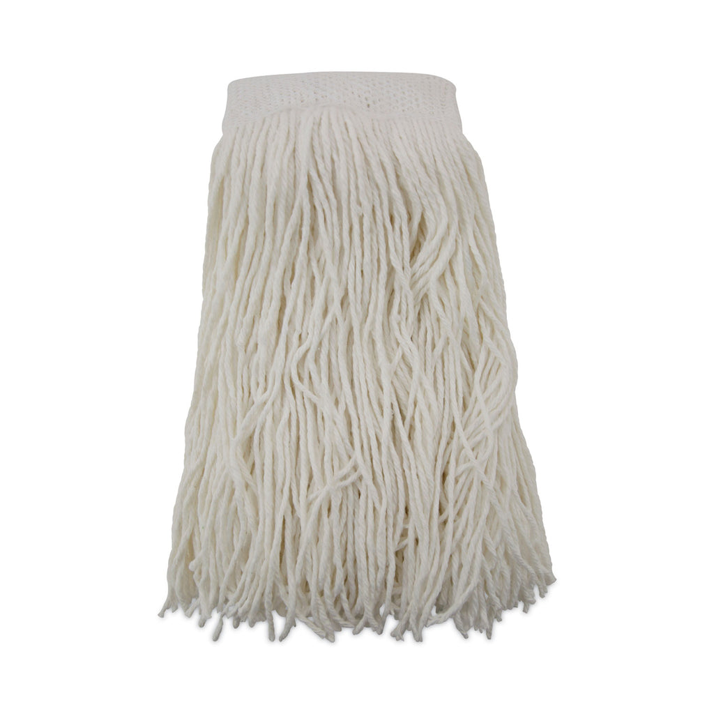 mop-head-premium-saddleback-head-rayon-fiber-24-oz-white-12-carton_bwk324r - 1