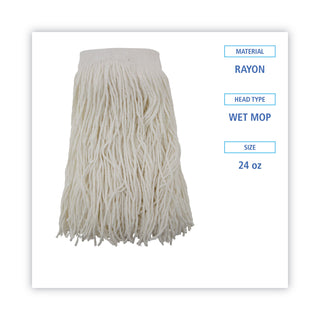 mop-head-premium-saddleback-head-rayon-fiber-24-oz-white-12-carton_bwk324r - 2