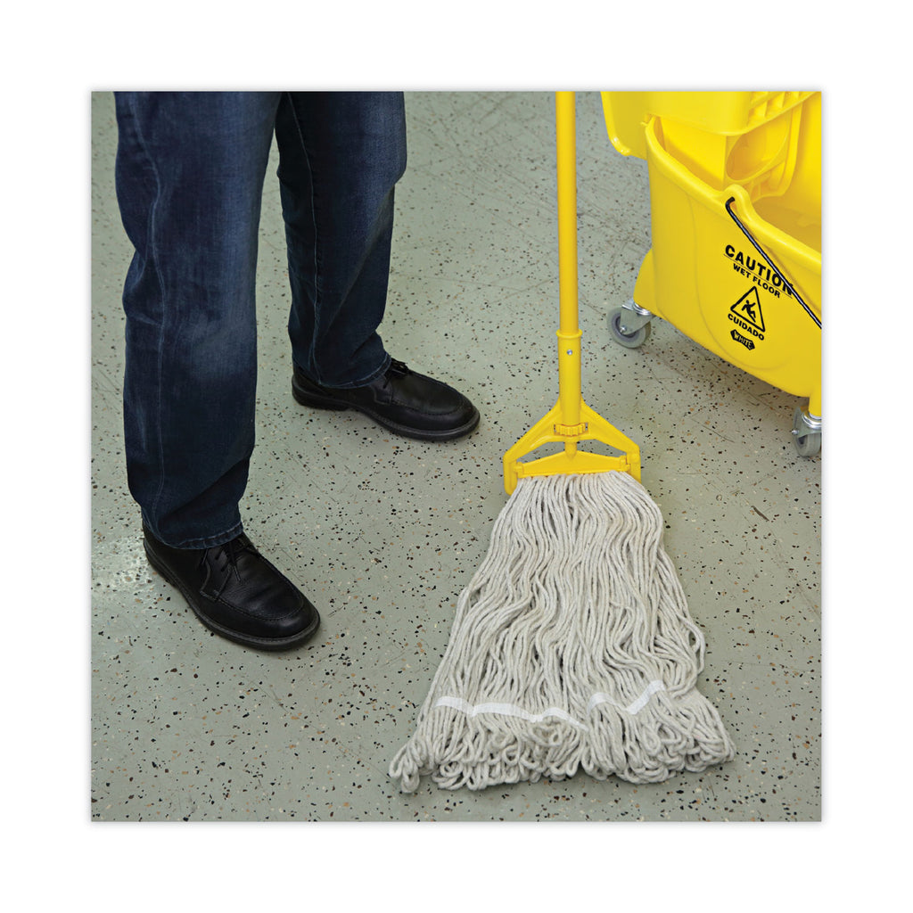 Pro Loop Web/Tailband Wet Mop Head, Cotton, 24oz, White