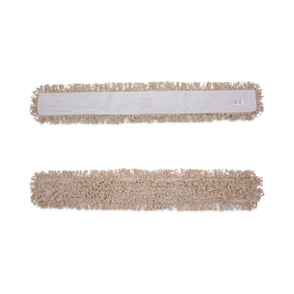Industrial Dust Mop Head, Hygrade Cotton, 60w x 5d, White
