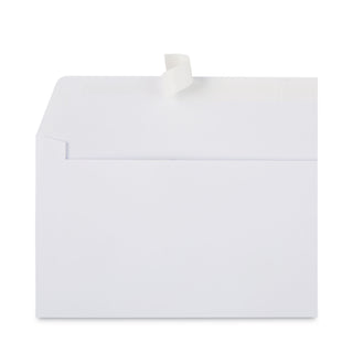 Open-Side Business Envelope, 1 Window, #10, Commercial Flap, Gummed Closure, 4.13 x 9.5, White, 250/Box - 