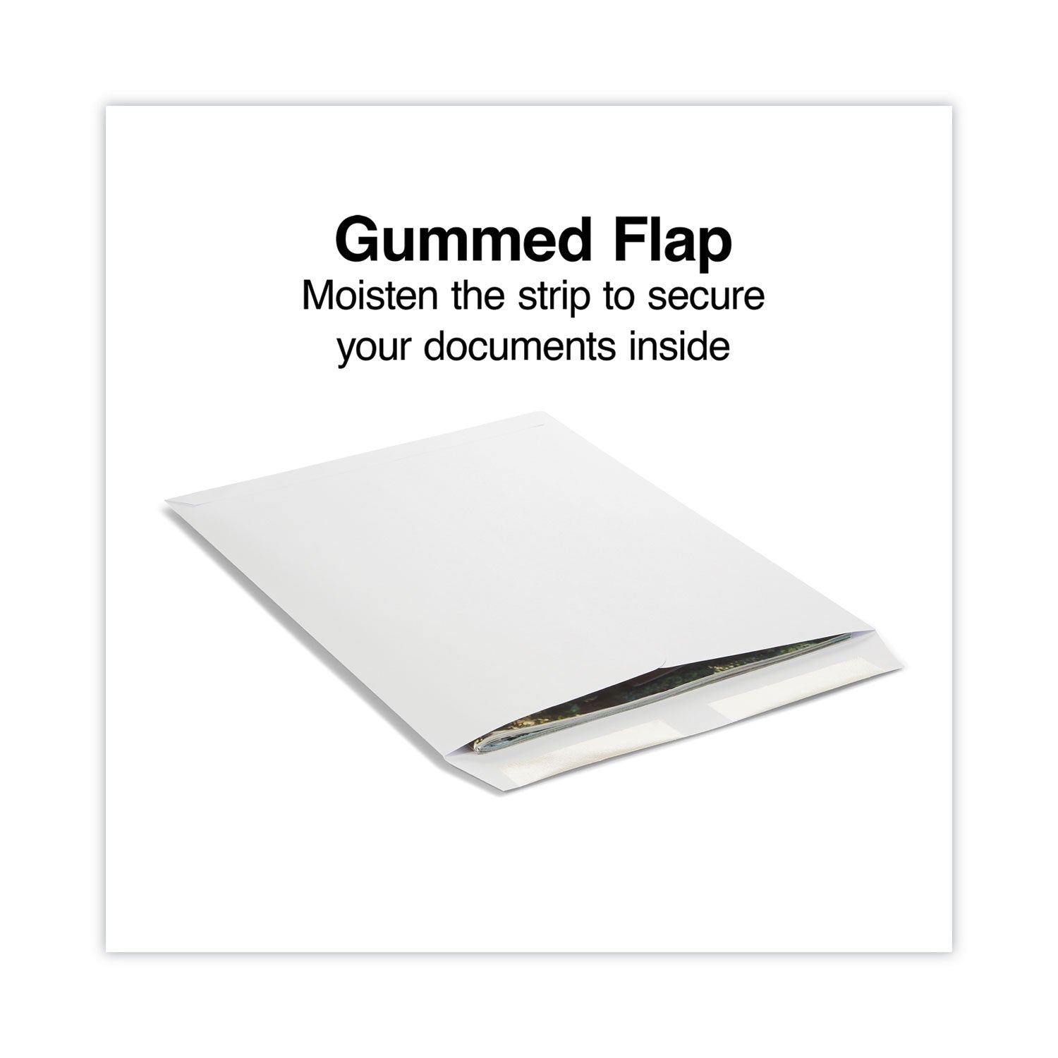 Peel Seal Strip Catalog Envelope, #10 1/2, Square Flap, Self-Adhesive Closure, 9 x 12, White, 100/Box - 