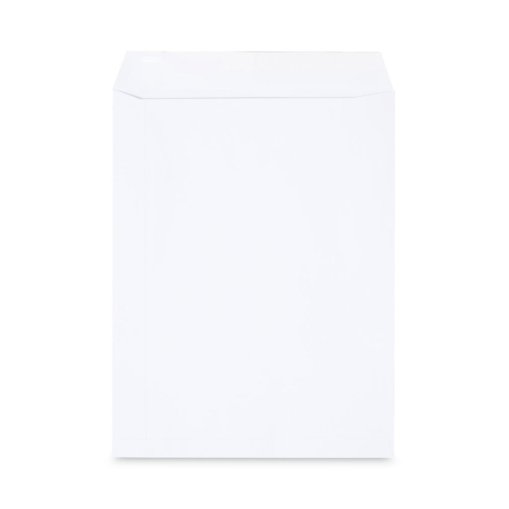 Peel Seal Strip Catalog Envelope, #13 1/2, Square Flap, Self-Adhesive Closure, 10 x 13, White, 100/Box - 
