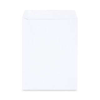 Peel Seal Strip Catalog Envelope, #13 1/2, Square Flap, Self-Adhesive Closure, 10 x 13, White, 100/Box - 