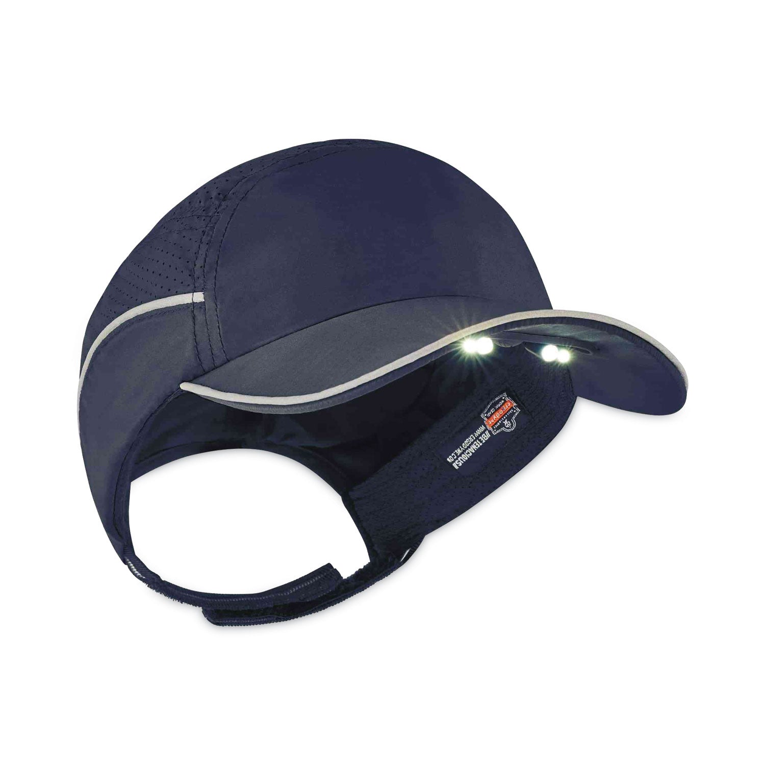 skullerz-8965-lightweight-bump-cap-hat-with-led-lighting-long-brim-navy-ships-in-1-3-business-days_ego23339 - 1