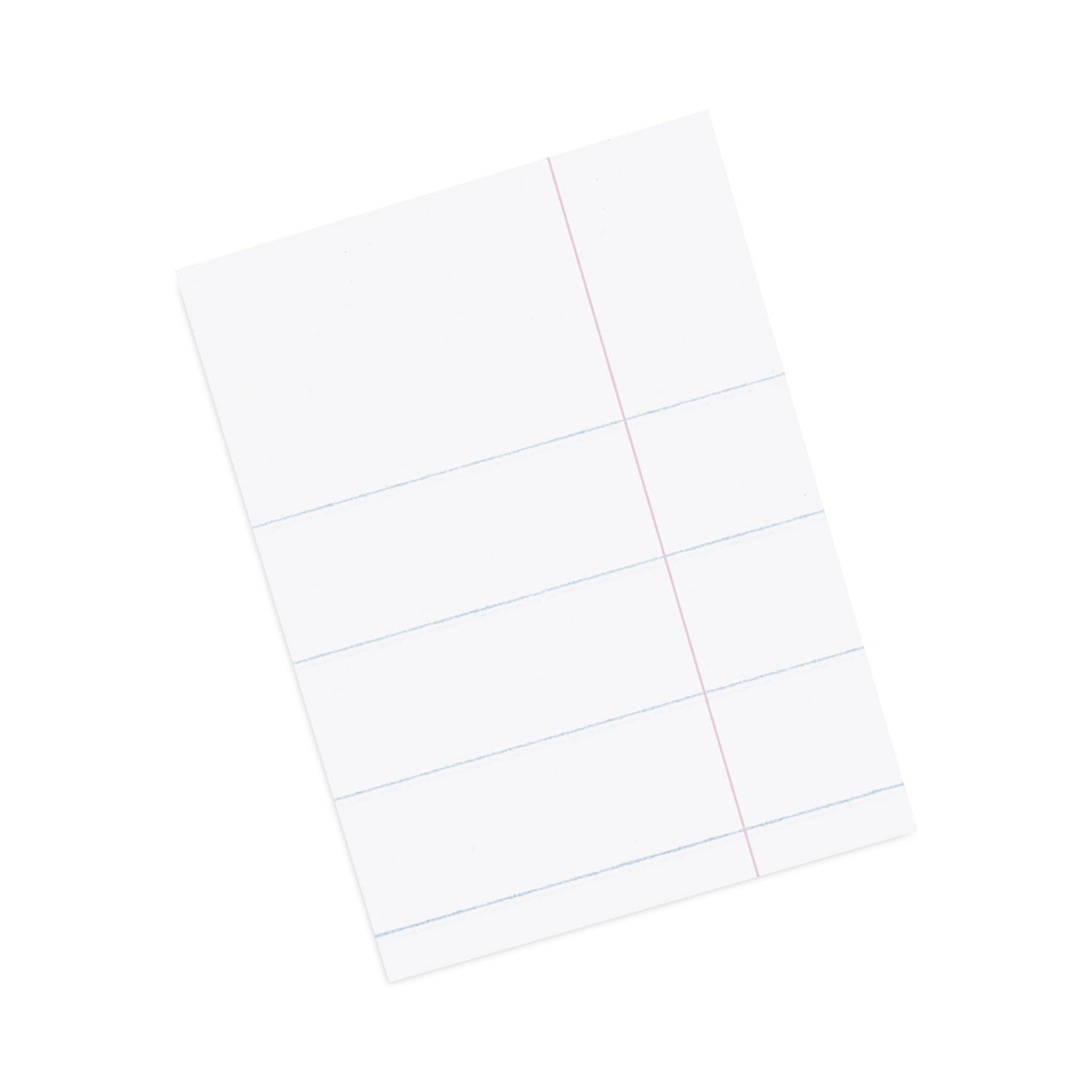 Composition Paper, 8.5 x 11, Wide/Legal Rule, 500/Pack - 