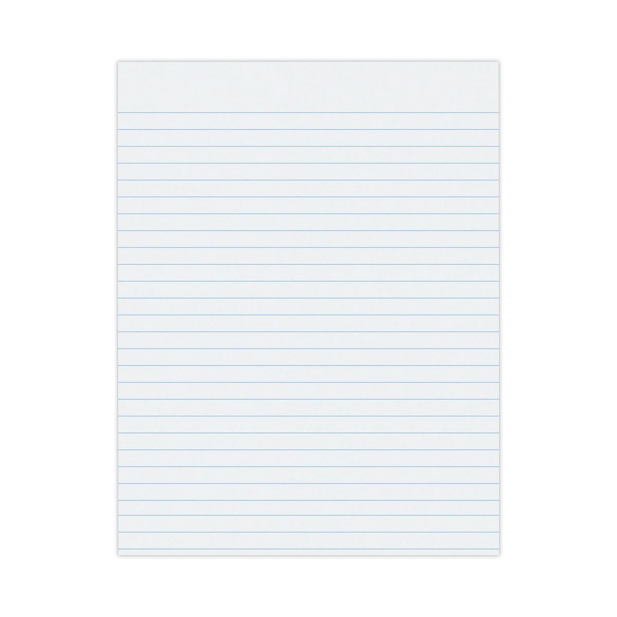 Composition Paper, 8.5 x 11, Wide/Legal Rule, 500/Pack