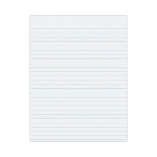 Composition Paper, 8.5 x 11, Wide/Legal Rule, 500/Pack