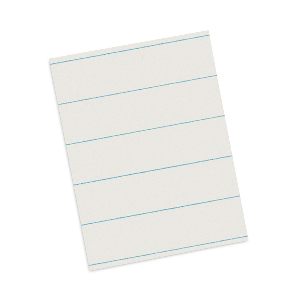 Ruled Newsprint Paper, 3/8" Short Rule, 8.5 x 11, 500/Pack