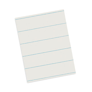 Ruled Newsprint Paper, 3/8" Short Rule, 8.5 x 11, 500/Pack