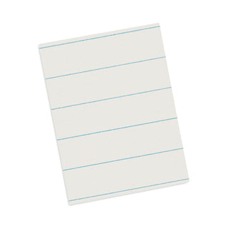 Ruled Newsprint Paper, 3/8" Short Rule, 8.5 x 11, 500/Pack