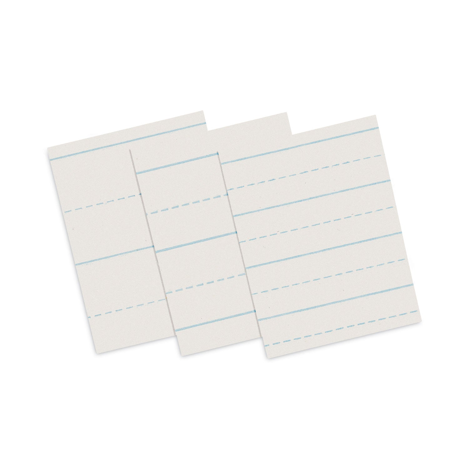 Alternate Dotted Newsprint Paper, 1" Two-Sided Long Rule, 8.5 x 11, 500/Pack - 