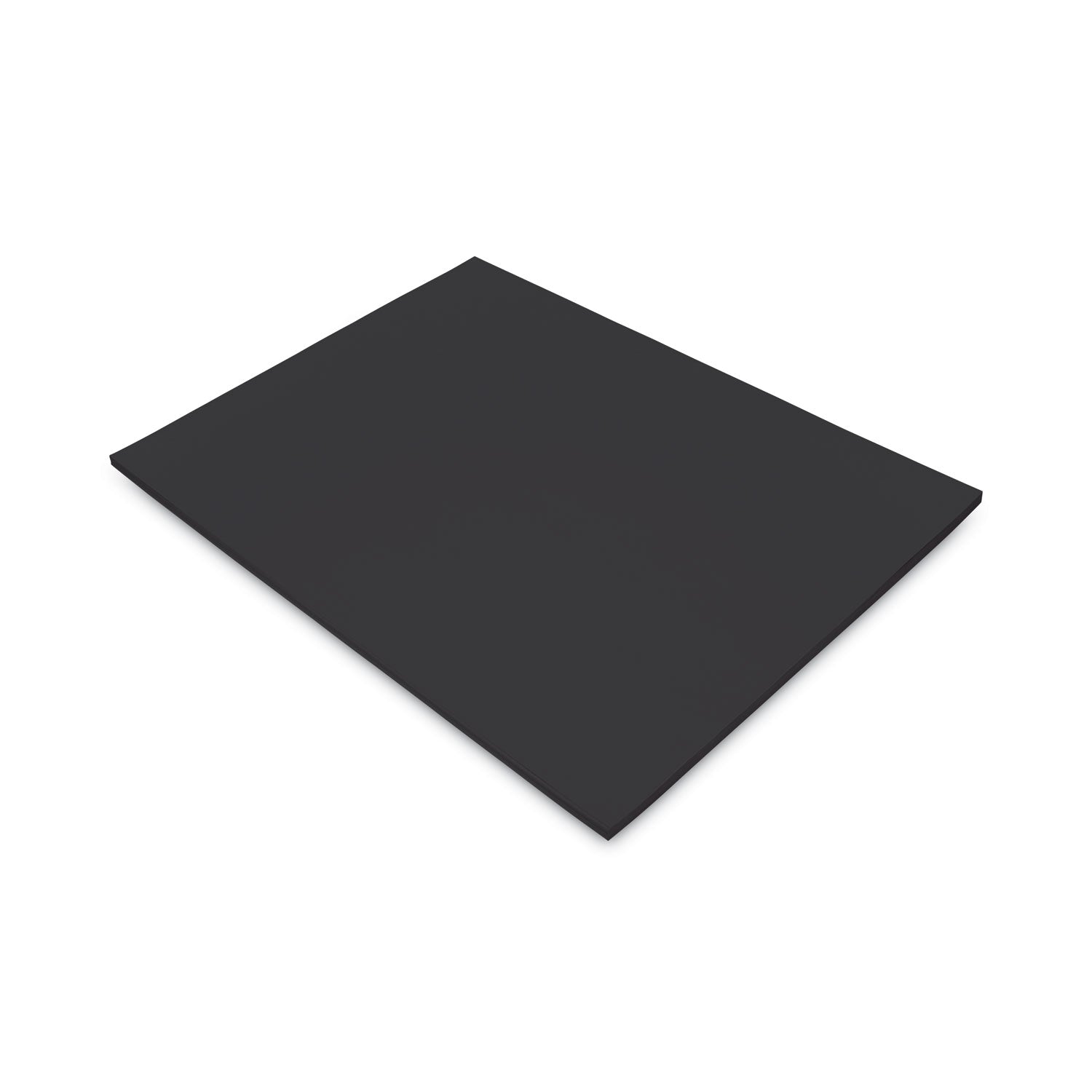 Tru-Ray Construction Paper, 76 lb Text Weight, 18 x 24, Black, 50/Pack - 