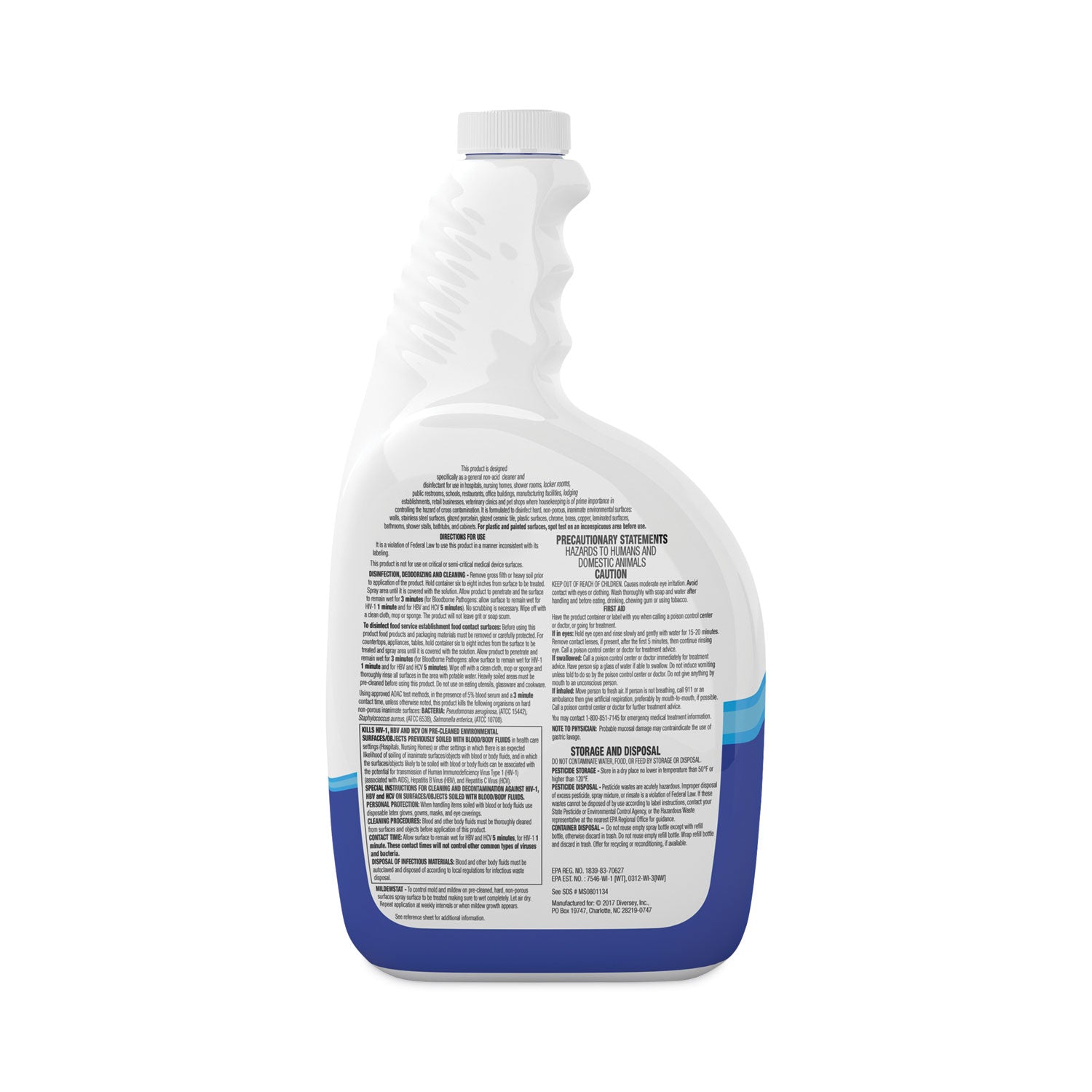 virex-all-purpose-disinfectant-cleaner-lemon-scent-32-oz-spray-bottle-4-carton_dvocbd540540 - 2