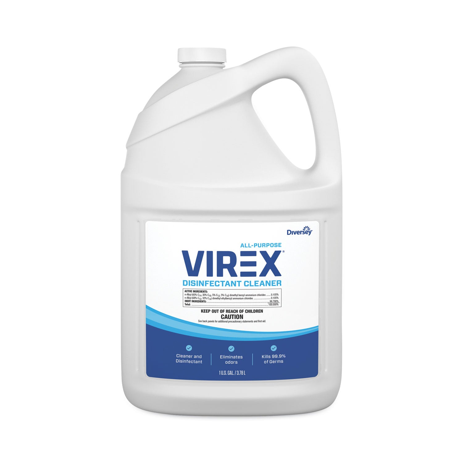 virex-all-purpose-disinfectant-cleaner-lemon-scent-1-gal-container-2-carton_dvocbd540557 - 1