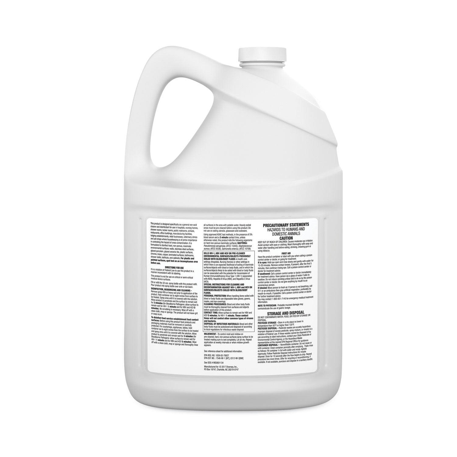 virex-all-purpose-disinfectant-cleaner-lemon-scent-1-gal-container-2-carton_dvocbd540557 - 2