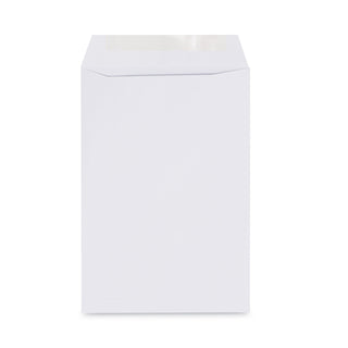 Catalog Envelope, 24 lb Bond Weight Paper, #1 3/4, Square Flap, Gummed Closure, 6.5 x 9.5, White, 500/Box - 