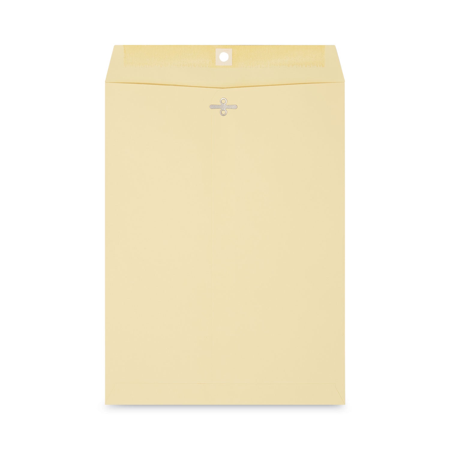 Kraft Clasp Envelope, #10 1/2, Square Flap, Clasp/Gummed Closure, 9 x 12, Brown Kraft, 100/Box - 