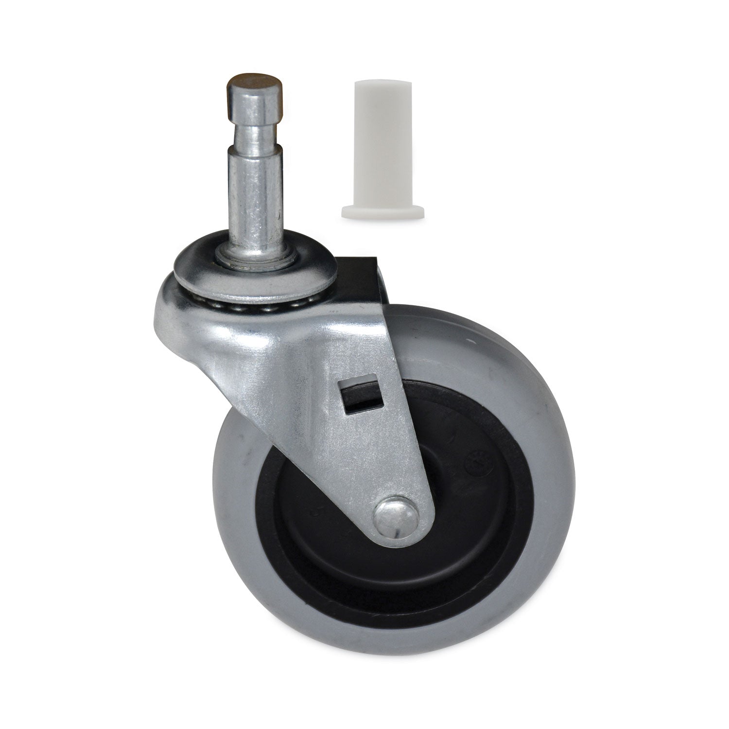 mop-bucket-wringer-replacement-caster-grip-ring-type-c-stem-3-wheel-black-gray-silver_sgsfg6111l3gray - 2