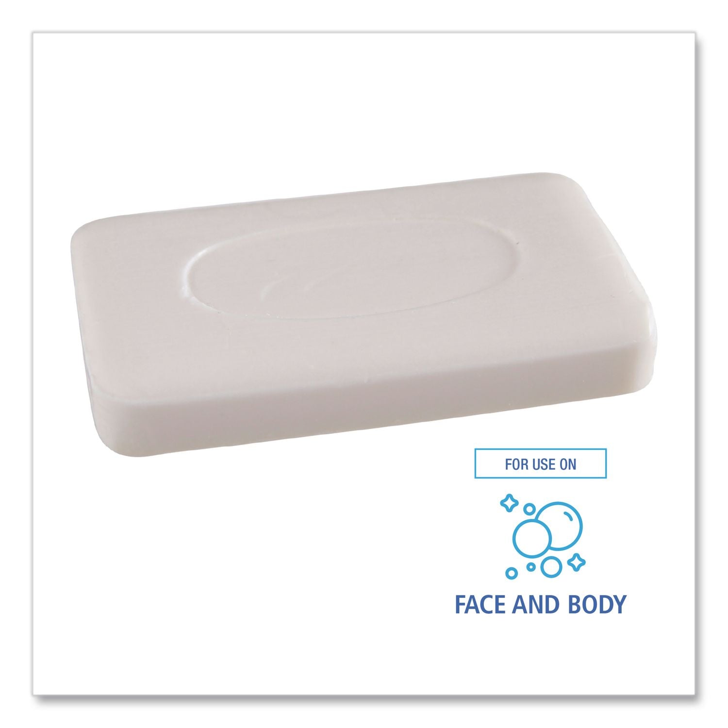 Face and Body Soap, Unwrapped, Floral Fragrance, # 3 Bar