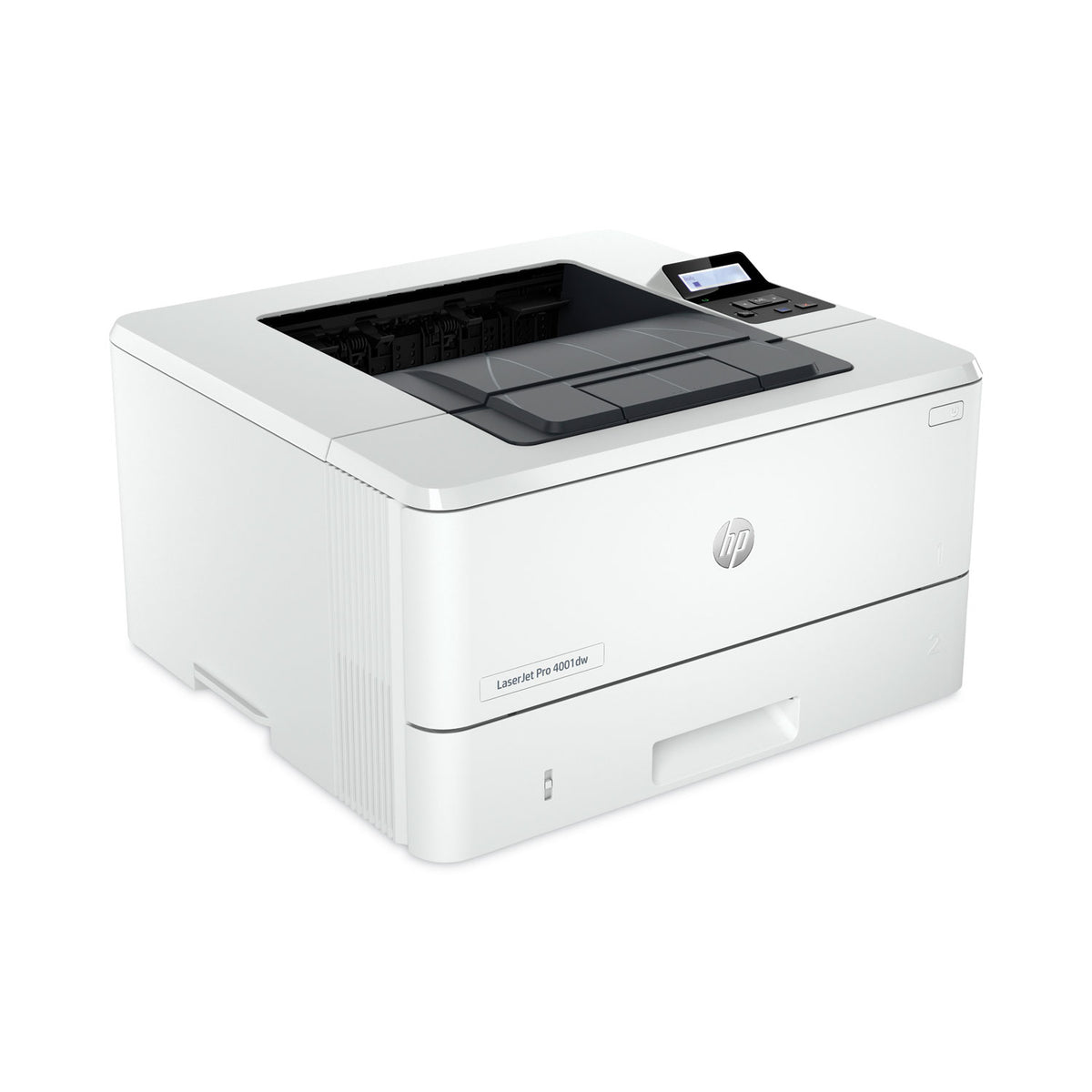 HP LaserJet Pro 4001 4001dw Desktop Wireless Laser Printer - Monochrome - 42 ppm Mono - 1200 x 1200 dpi Print - Automatic Duplex Print - 350 Sheets Input - Ethernet - Wireless LAN - HP Smart App, Apple AirPrint, Mopria, Wi-Fi Direct - 80000 Pages Dut
