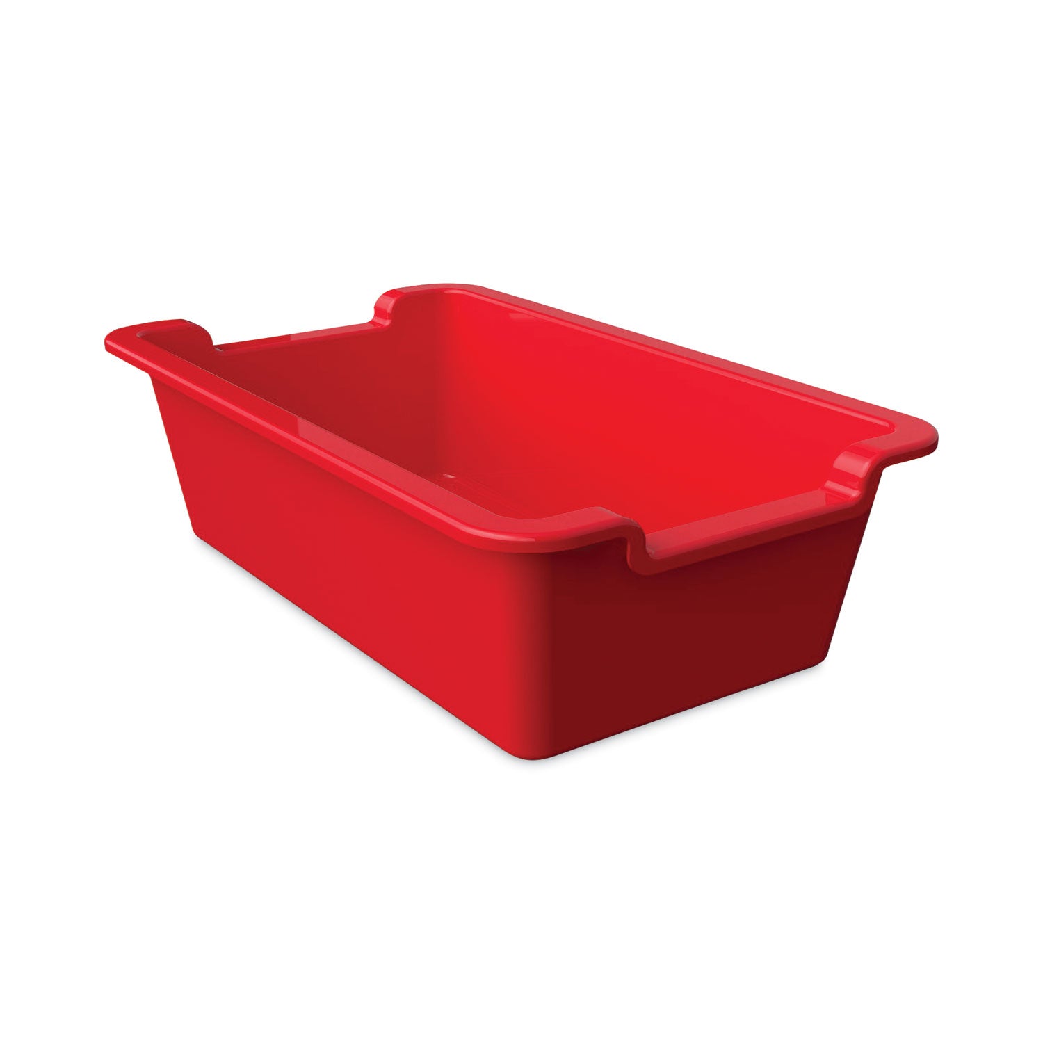 antimicrobial-rectangle-storage-bin-red_def39510red - 1