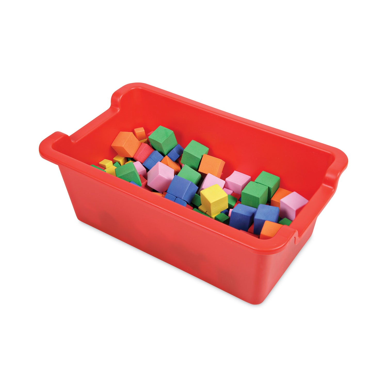antimicrobial-rectangle-storage-bin-red_def39510red - 3