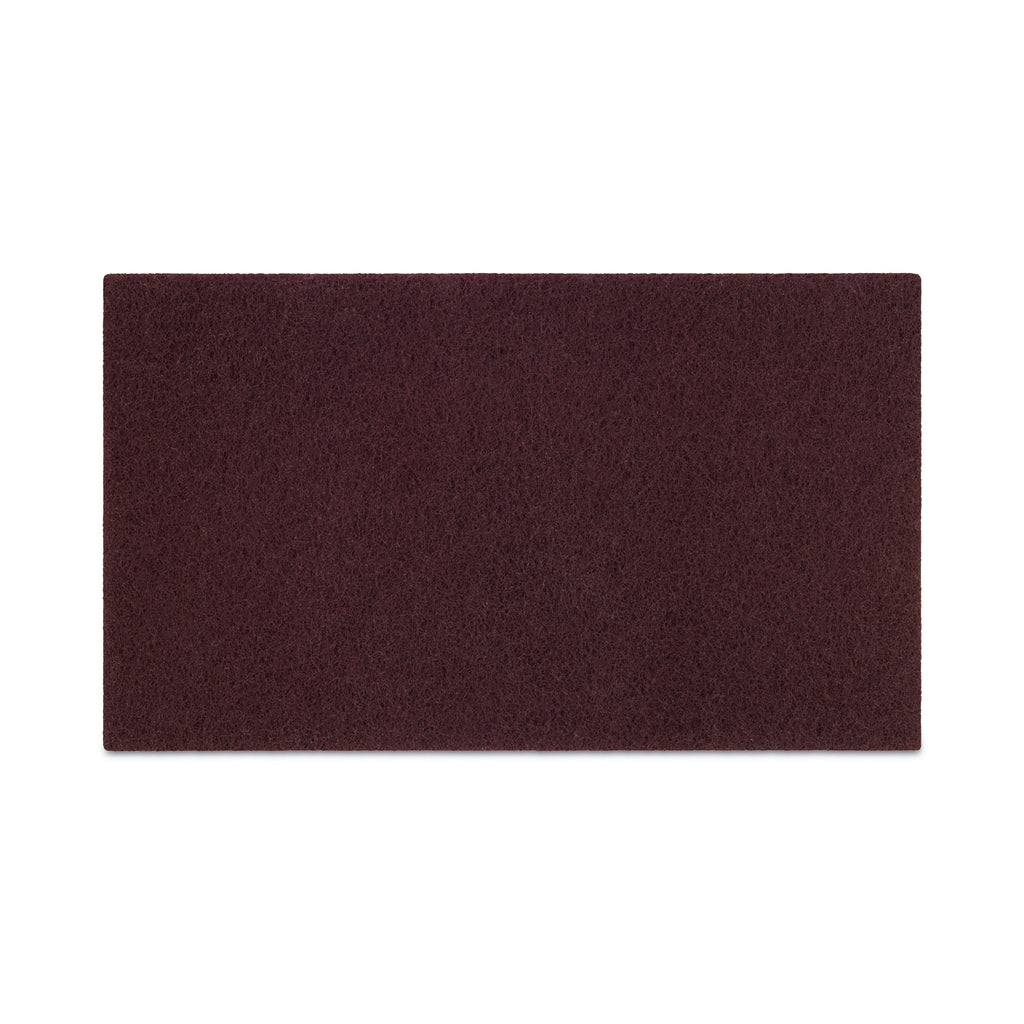 Deep Scrub Pads, 20 x 14, Maroon, 10/Carton - 1