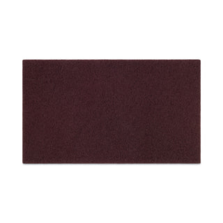 Deep Scrub Pads, 20 x 14, Maroon, 10/Carton - 1