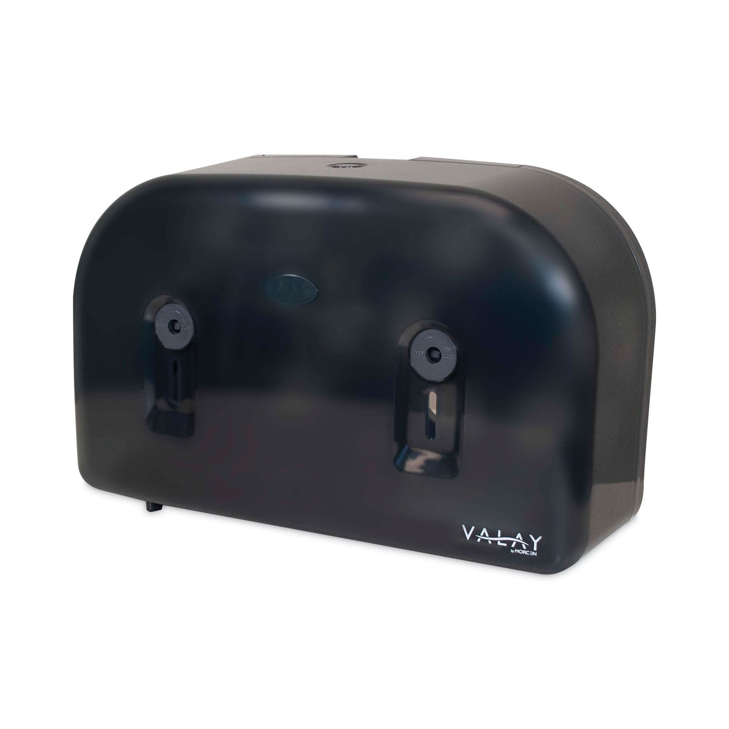 valay-plastic-mini-jumbo-bath-tissue-dispenser-two-rolls-975-x-1587-x-525-black_morvt1003 - 1