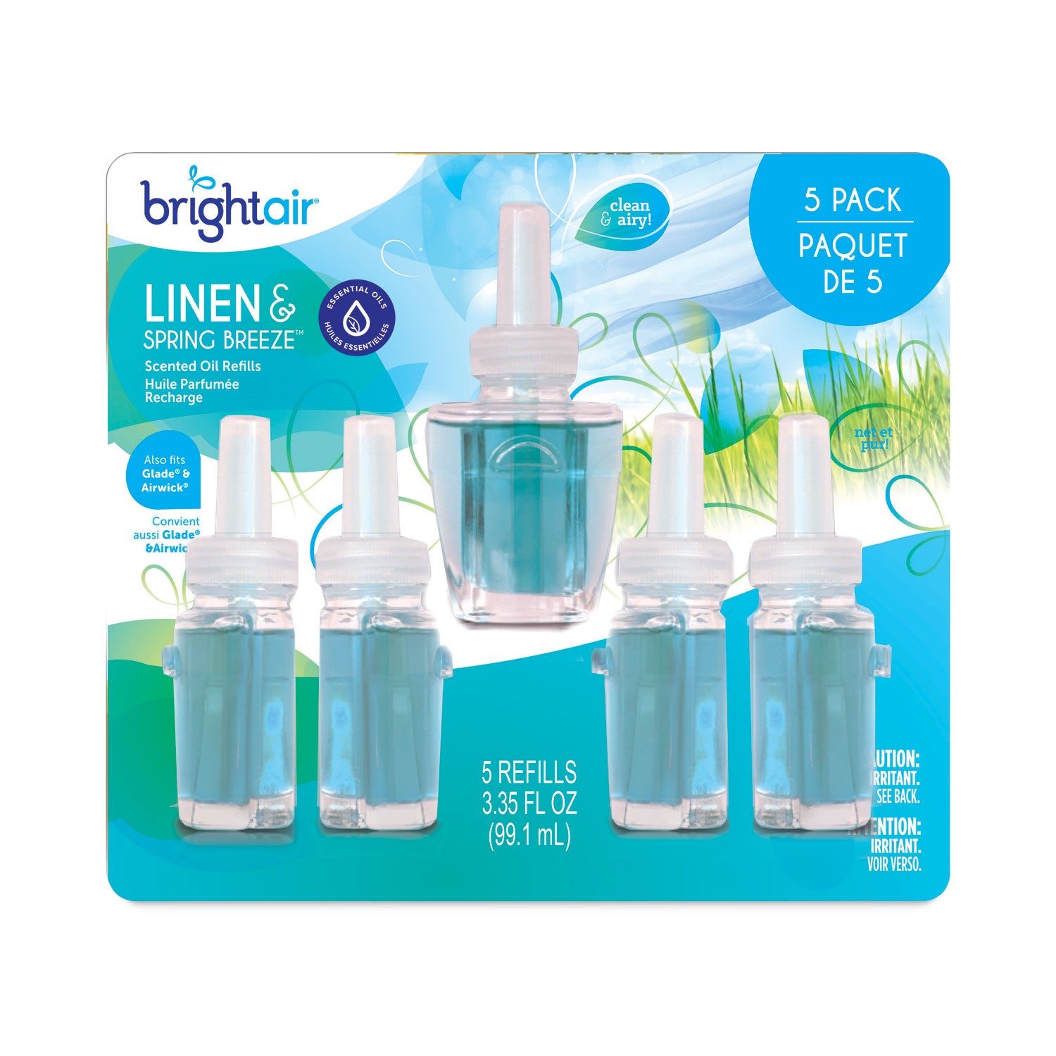 electric-scented-oil-air-freshener-refill-linen-and-spring-breeze-067-oz-bottle-5-pack-6-pack-carton_bri900669ct - 1
