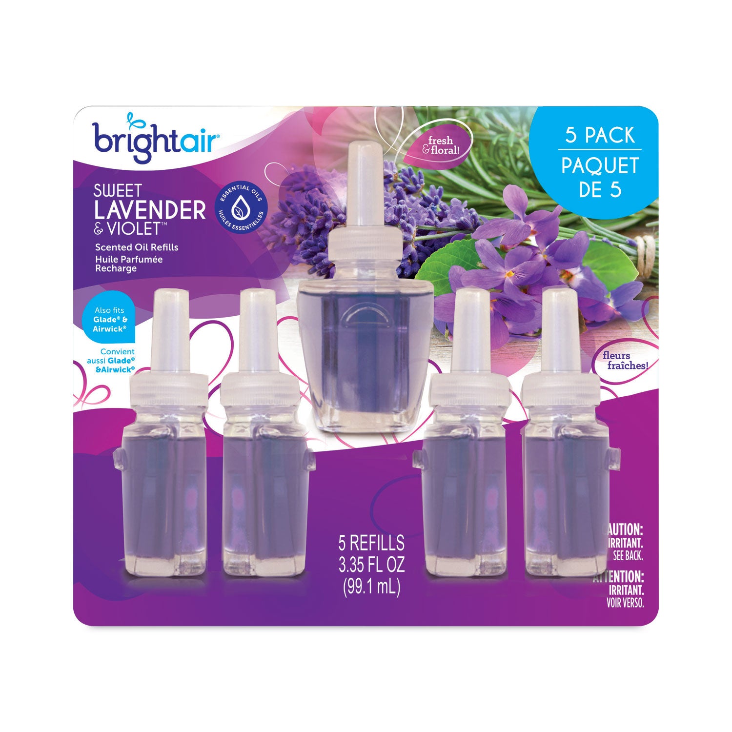 electric-scented-oil-air-freshener-refill-sweet-lavender-and-violet-067-oz-bottle-5-pack-6-pack-carton_bri900670ct - 1