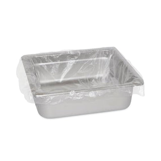 Steam Pan Liners, With Twist Ties, 0.33, 0.25 Pan, 0.02 mil, 18" x 14", 250/Carton