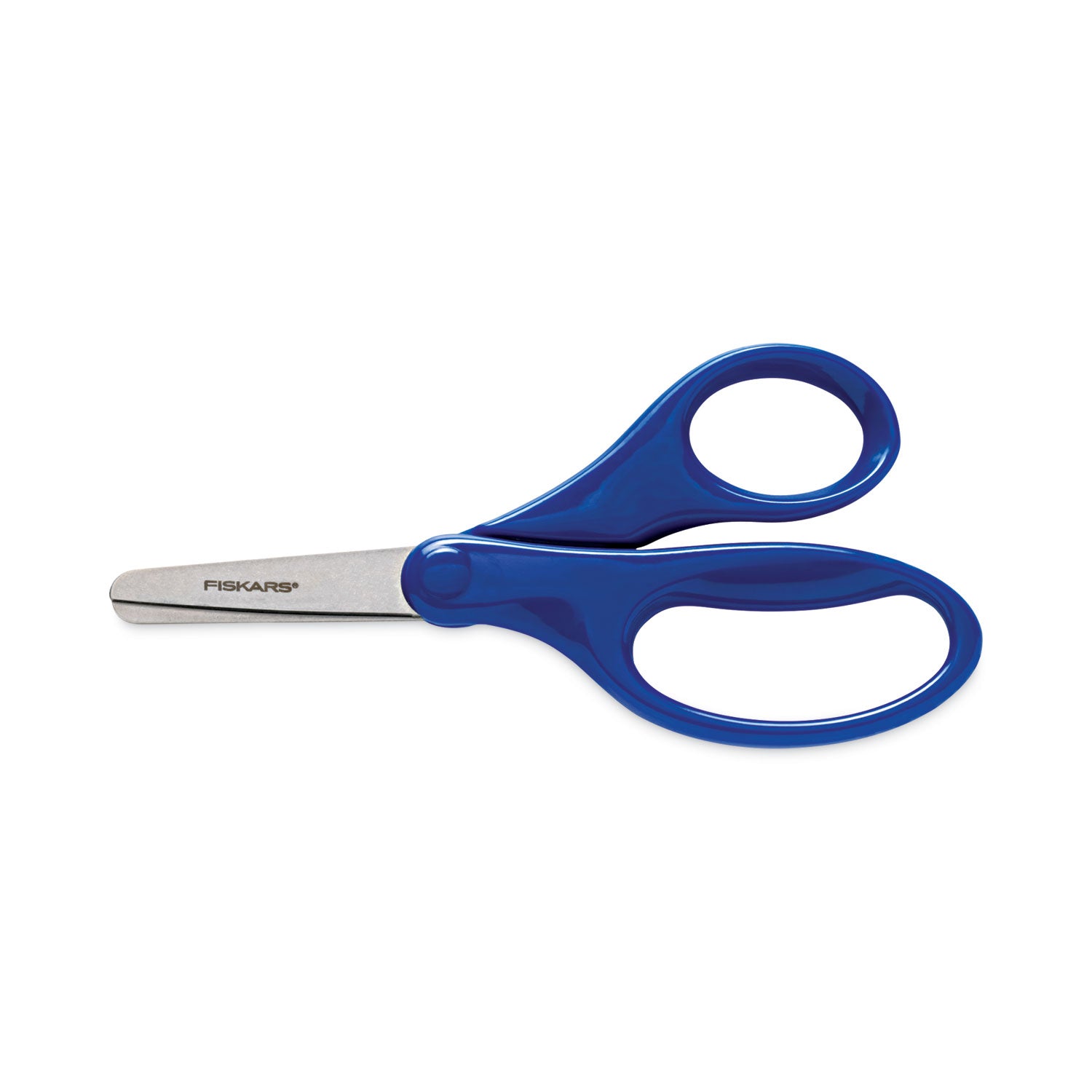 Kids Scissors, Rounded Tip, 5" Long, 1.75" Cut Length, Straight Handles, Randomly Assorted Colors - 