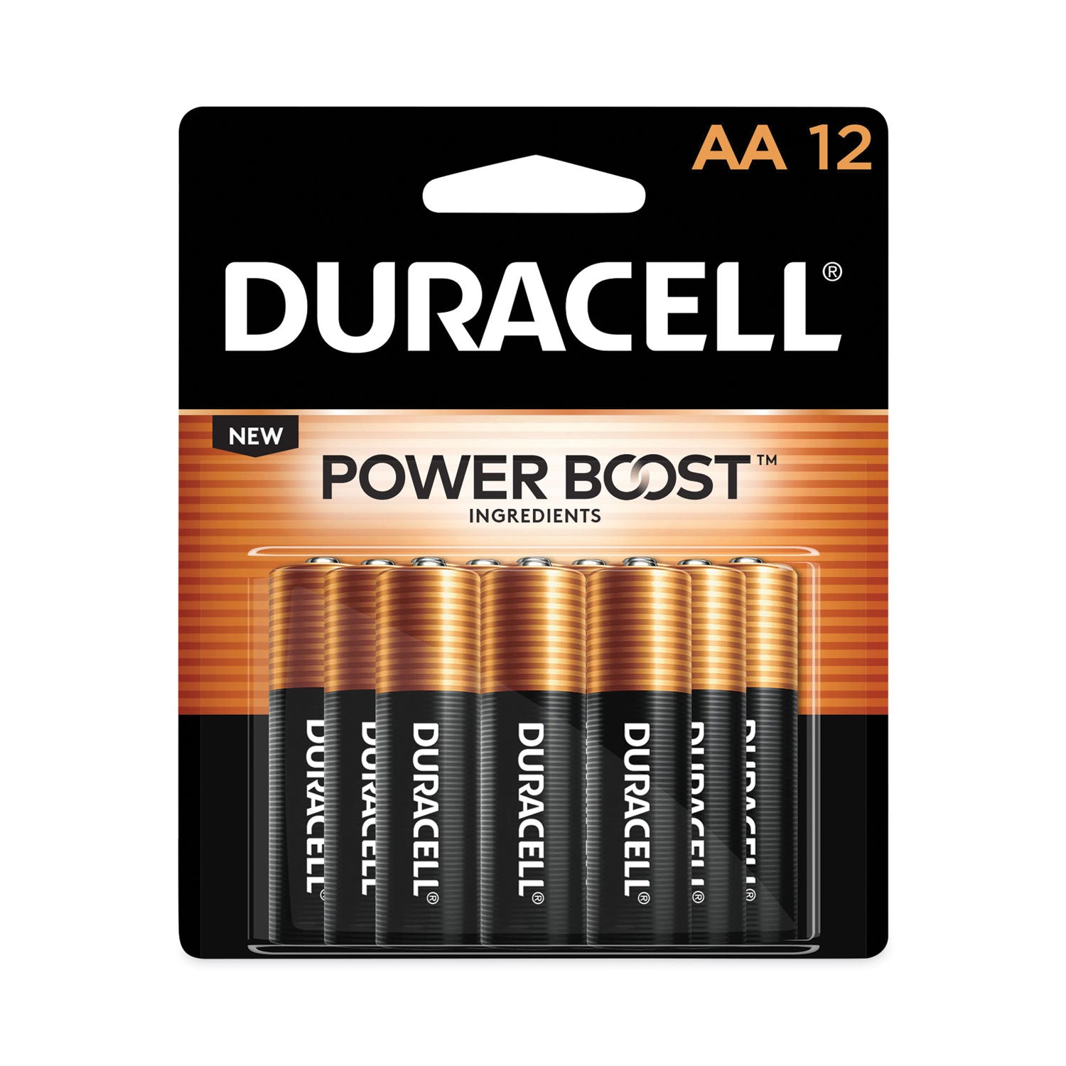 Power Boost CopperTop Alkaline AA Batteries, 12/Pack - 