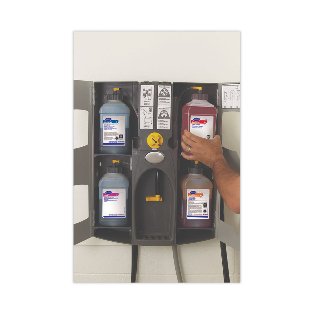 Diversey J-Fill QuattroSelect Dispense System - 1 Each - Gray - Steel