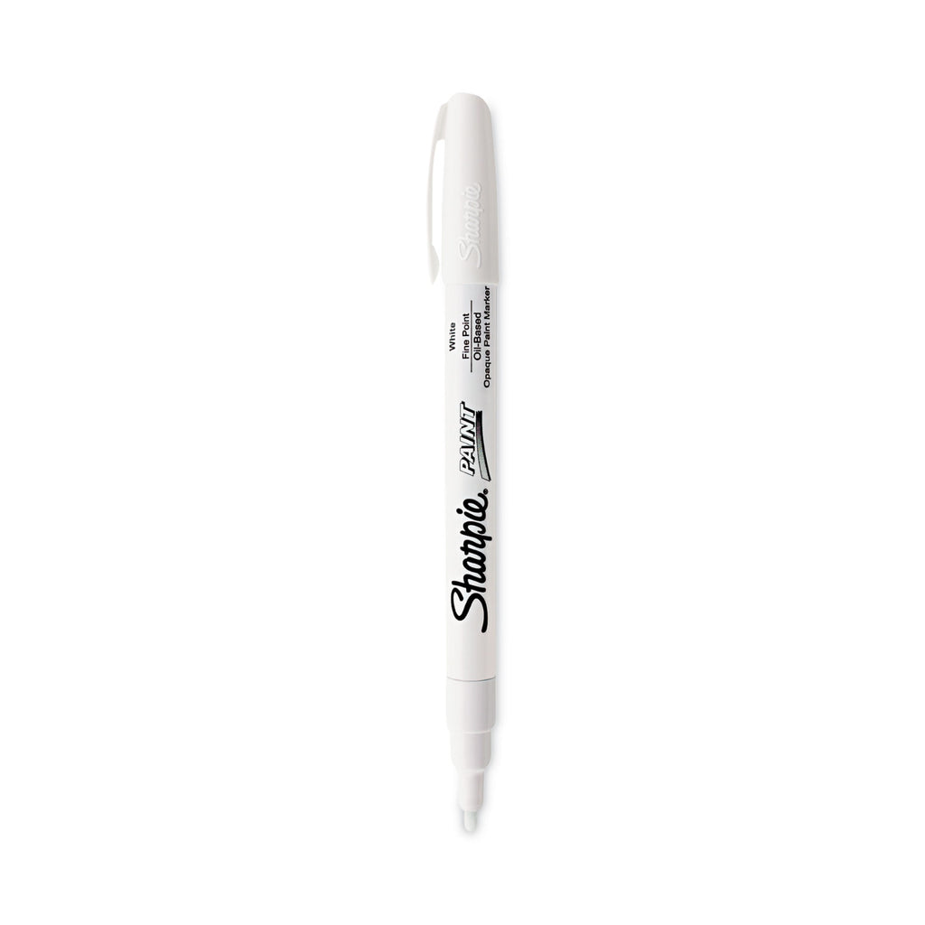 permanent-paint-marker-fine-bullet-tip-white-dozen_san2107616 - 1