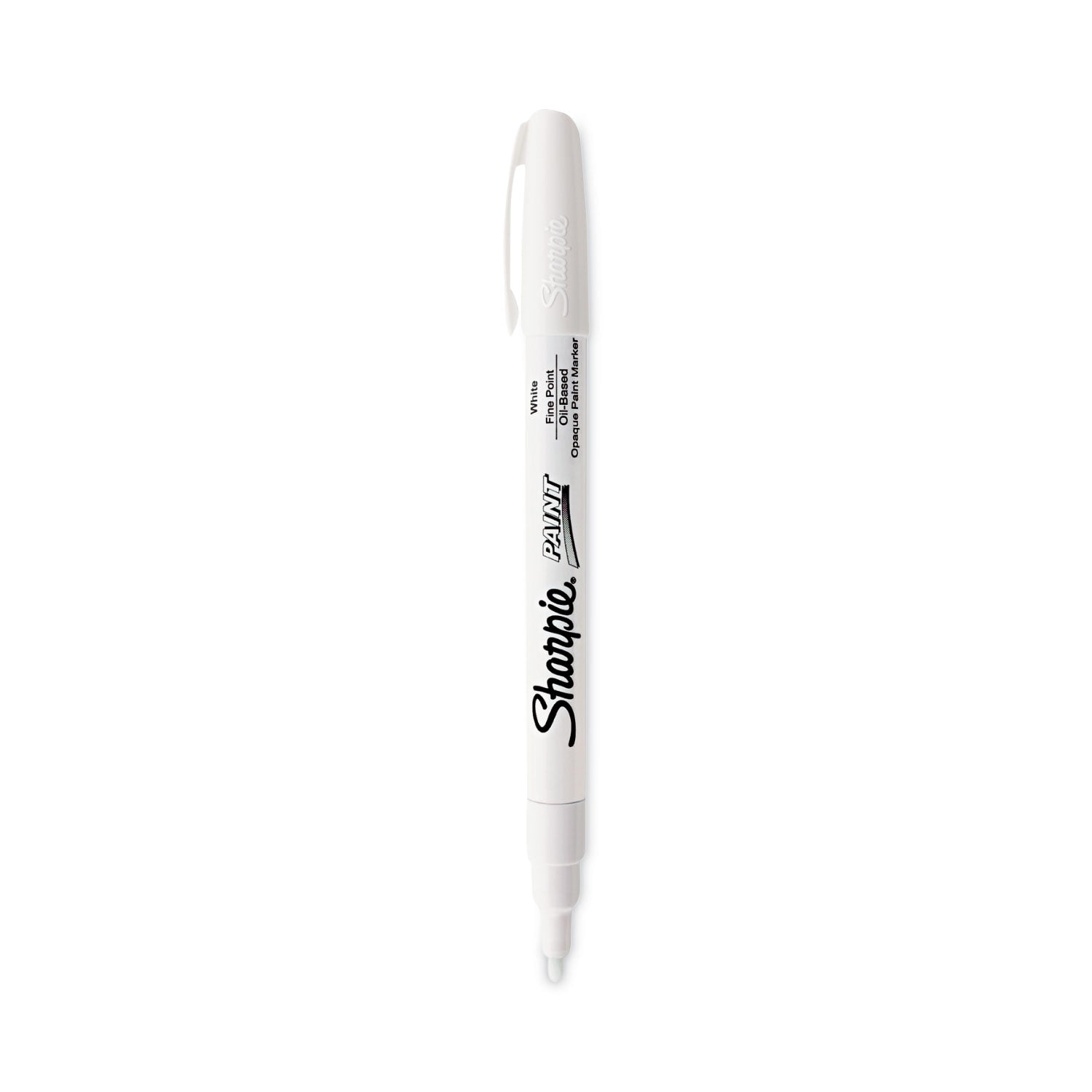 permanent-paint-marker-fine-bullet-tip-white-dozen_san2107616 - 1