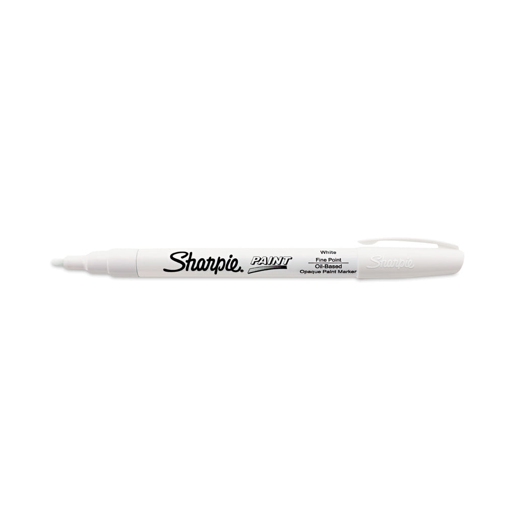 permanent-paint-marker-fine-bullet-tip-white-dozen_san2107616 - 2