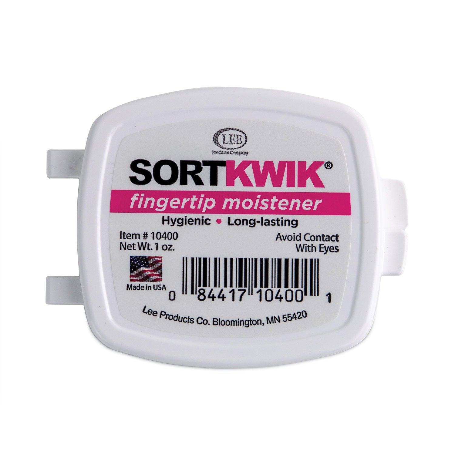 Sortkwik Fingertip Moisteners, 1 oz, Pink - 