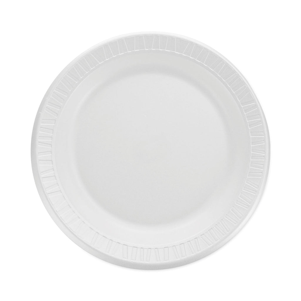 quiet-classic-laminated-foam-dinnerware-plate-9-white-125-pack-4-packs-carton_dcc9pwq - 1
