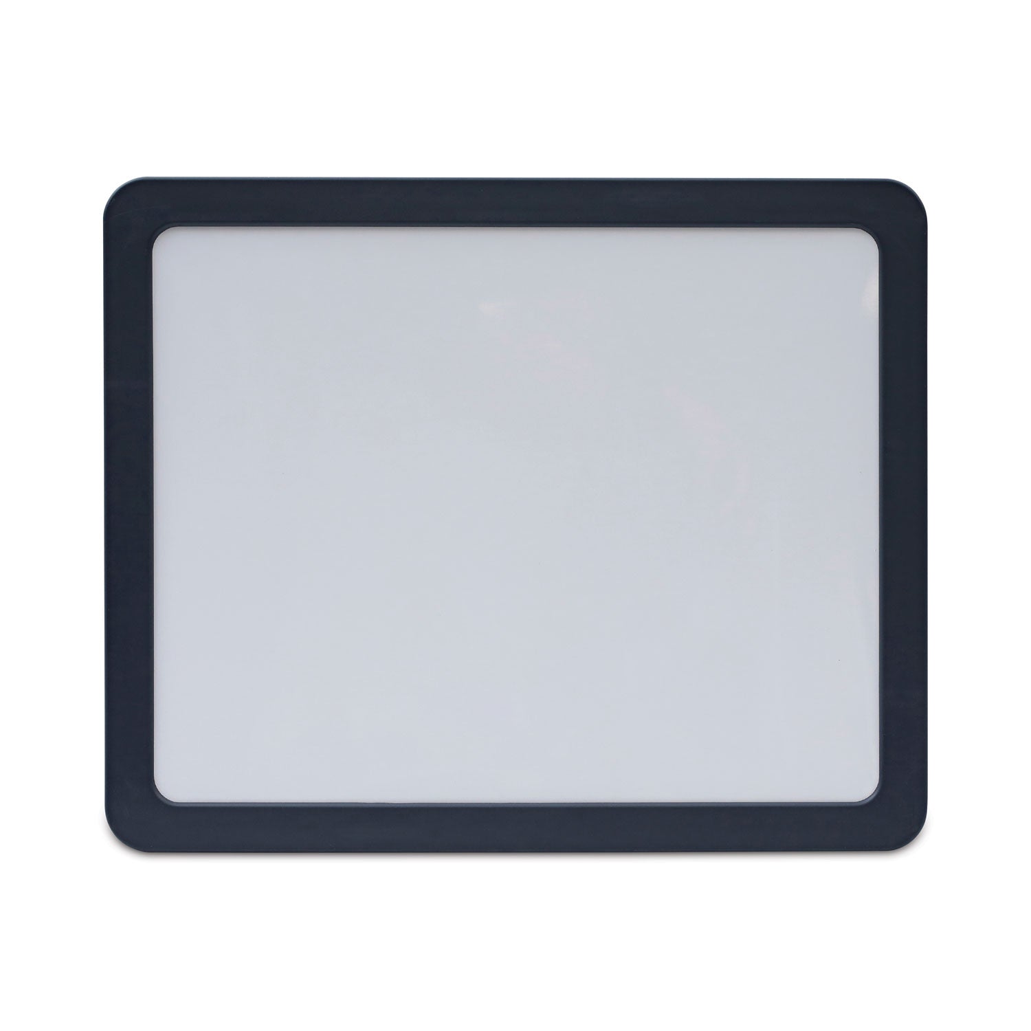 Recycled Cubicle Dry Erase Board, 15.88 x 12.88, White Surface, Charcoal Plastic Frame - 
