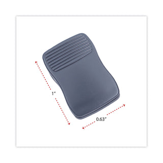 deluxe-recycled-cubicle-clips-40-sheet-capacity-charcoal-24-pack_unv08221 - 2
