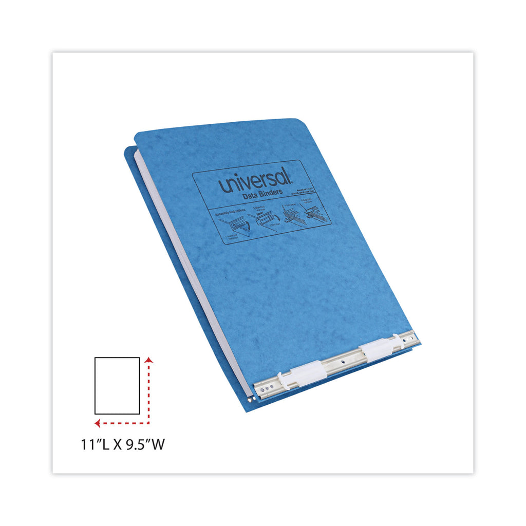 Pressboard Hanging Binder, 2 Posts, 6" Capacity, 9.5 x 11, Light Blue - 