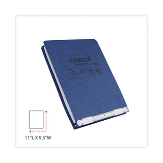 Pressboard Hanging Binder, 2 Posts, 6" Capacity, 9.5 x 11, Blue - 